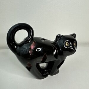Black Cat Room Scentsy Potpourri 6" ceramic GC Naturals Figurine Halloween